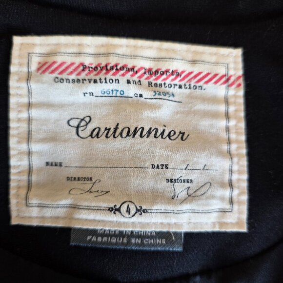 Anthropologie Cartonnier Womens Jacket Size 4 Pockets Blazer Gray Black Lined - Picture 9 of 10